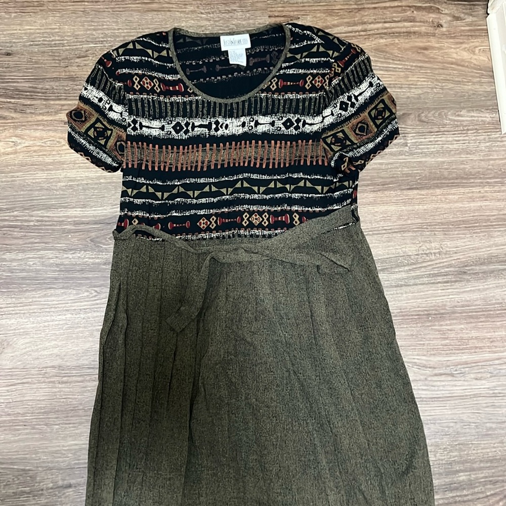 JustInThyme multicolored dress / 12 / Vintage